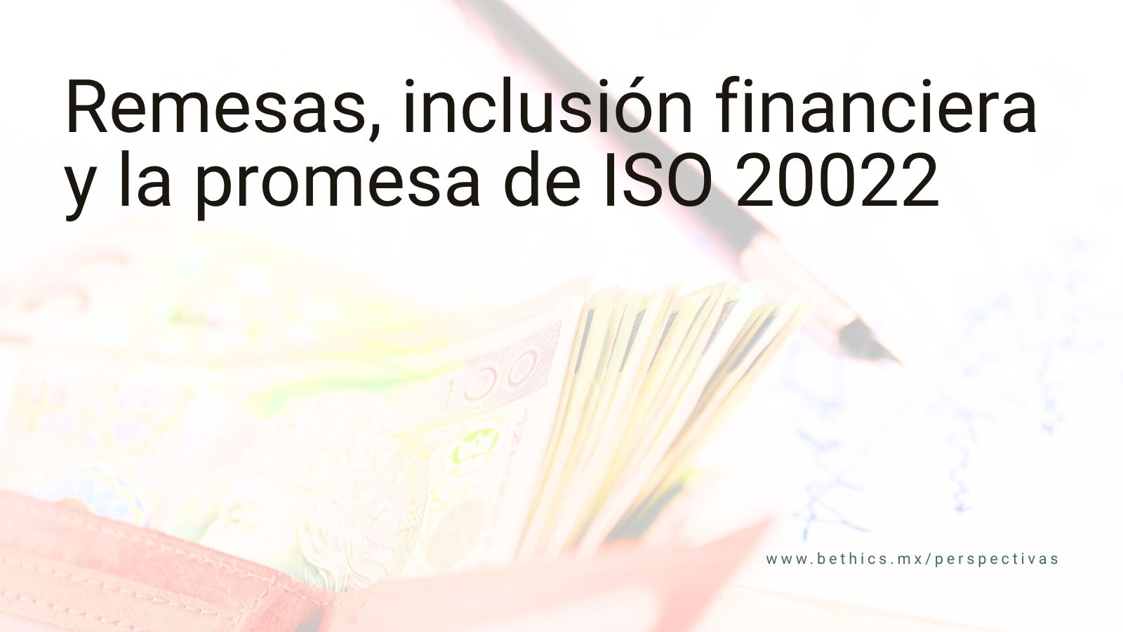 Billetera roja entreabierta con varios billetes en efectivo asomando, colocada sobre una superficie clara y luminosa. La imagen evoca el manejo cotidiano del dinero y simboliza las remesas que millones de familias mexicanas reciben desde el extranjero para cubrir necesidades básicas como renta, educación y salud.